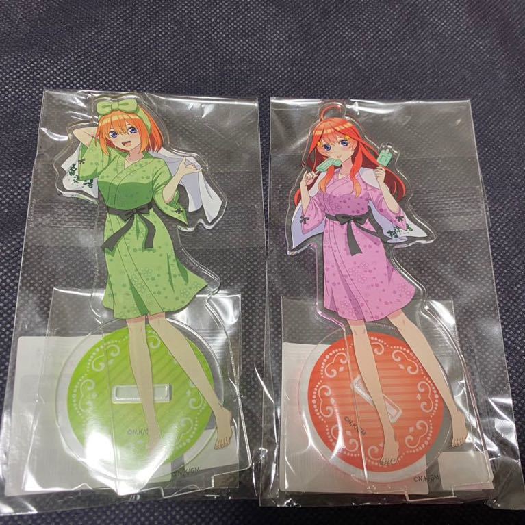 アクスタ 5種類セット】五等分の花嫁 極楽湯 コラボ アクリルスタンド