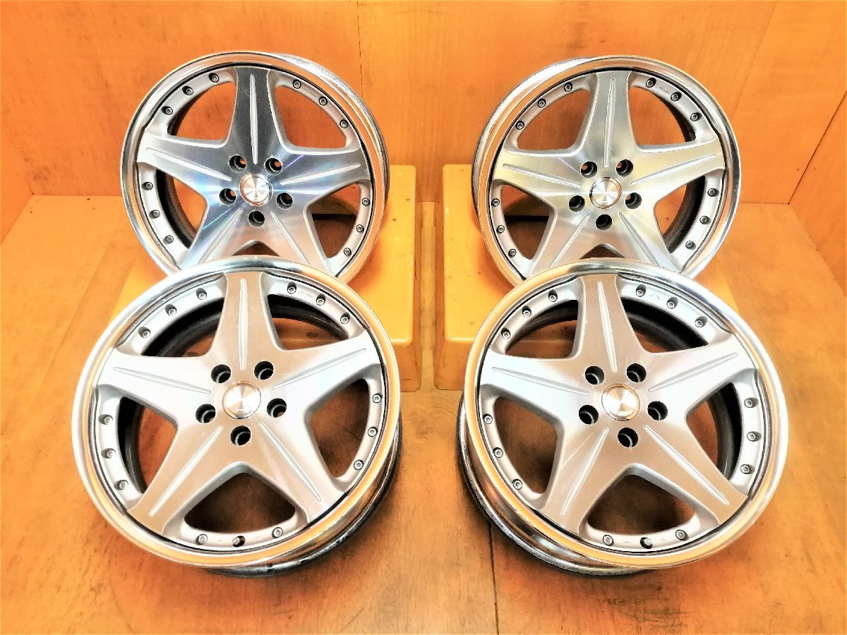 送料無料』A282 ワークユーロライン 18インチ 4本セット 18×8J 114.3×5 