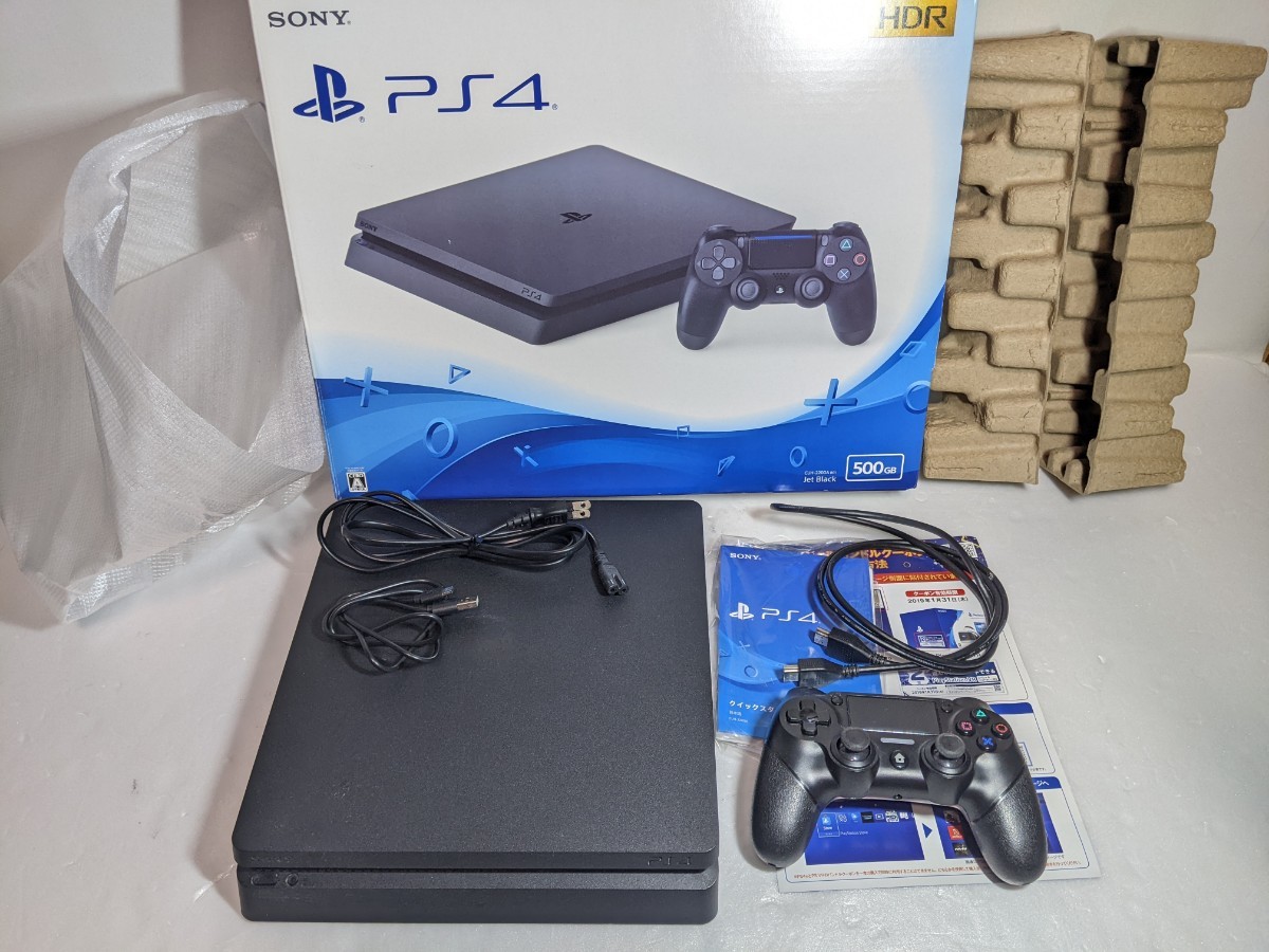 PS4 本体 500GB ブラック ソニー SONY PlayStation4 CUH-2200A 通電・動作確認済 プレステ4