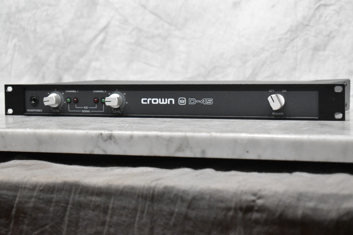 Crown クラウン パワーアンプ D-45 AMCRON CROWN D-45 D45 クラウン