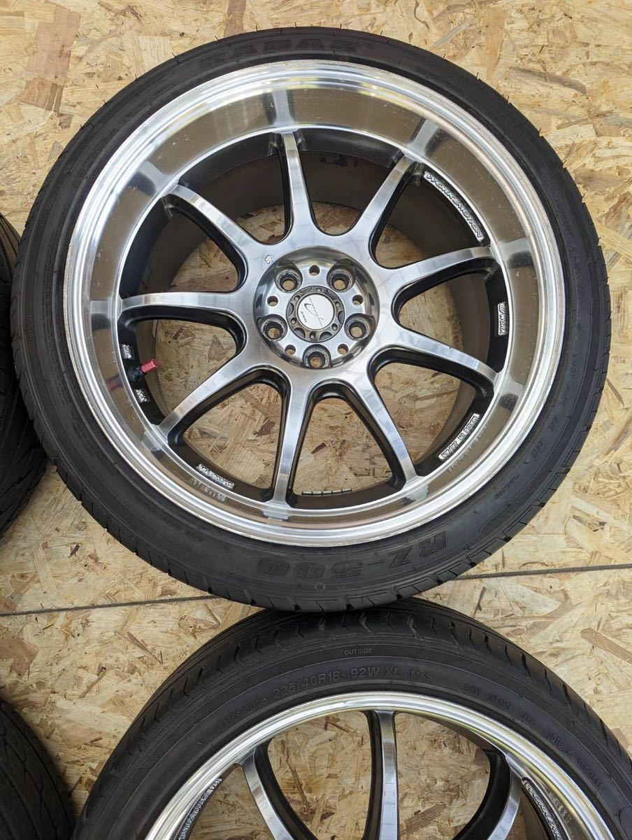 PCD100 5穴 WORKエモーションD9R 2本！ ホイール1本(単品)] WORK