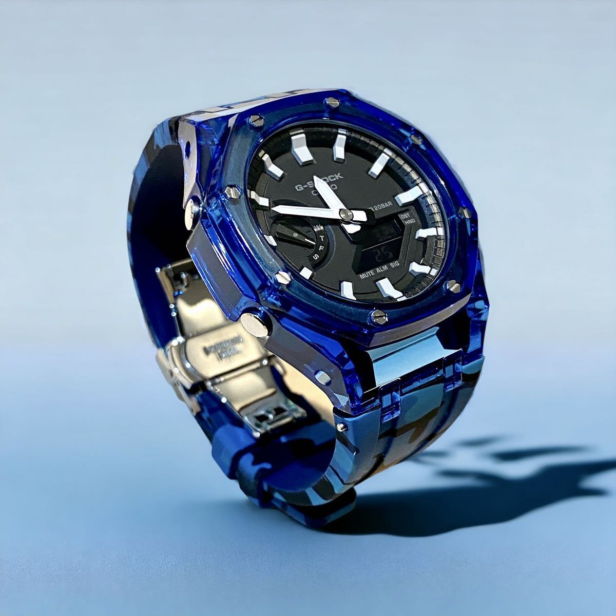 G-SHOCK ネイティブ柄、メタルバンドカスタマイズ　GA-2100 G-SHOCK ネイティブ柄、メタルバンドカスタマイズ GA-2100 G-SHOCK