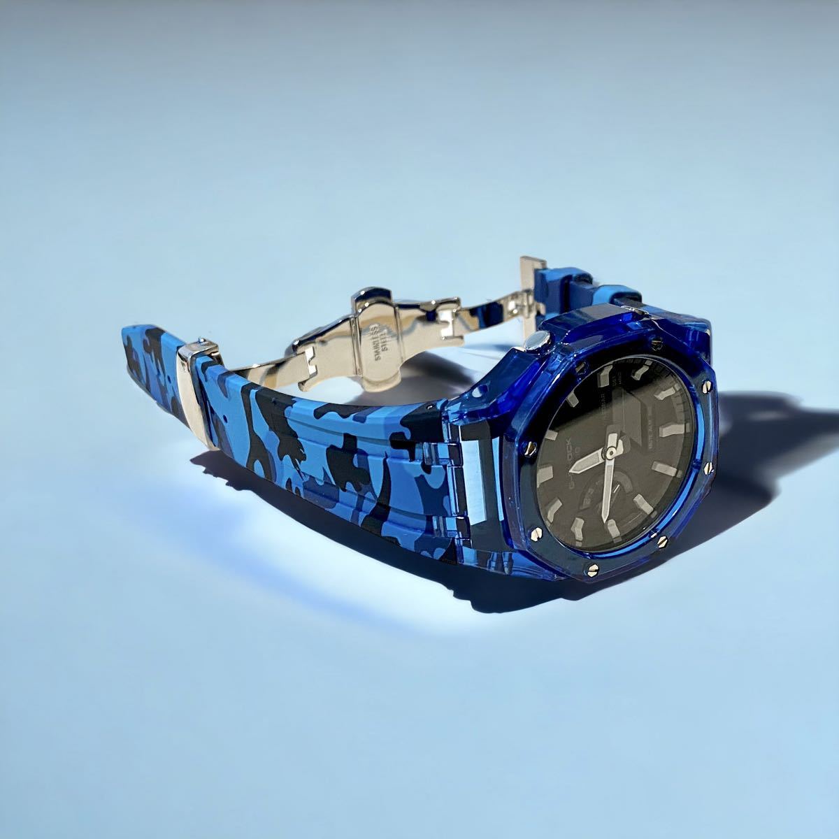 G-SHOCK ネイティブ柄、メタルバンドカスタマイズ GA-2100 G-SHOCK