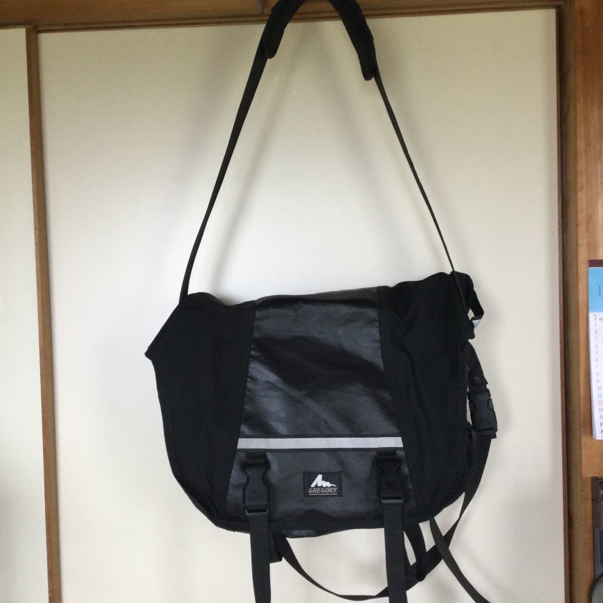 大きな GREGORY シルバータグ Messenger bag M MADE IN USA グレゴリー 