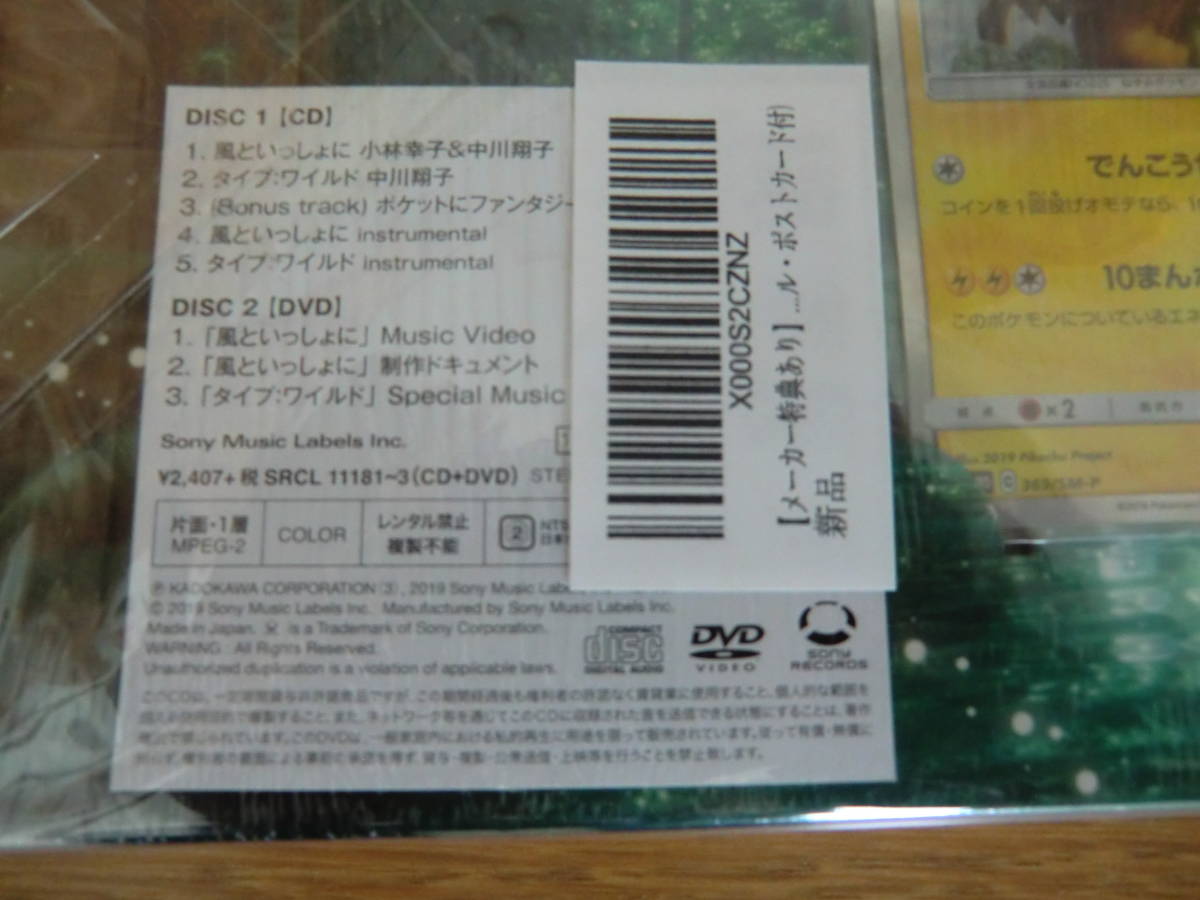 送料無料】未開封新品 ピカチュウ 風といっしょに(期間生産限定盤 