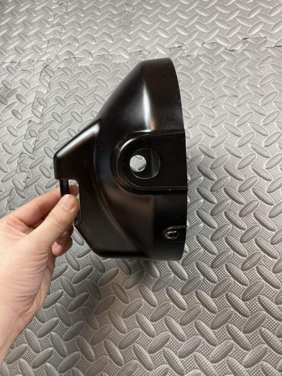 W650ヘッドライトケース ゼファー純正のものを取付穴加工 W800 W400