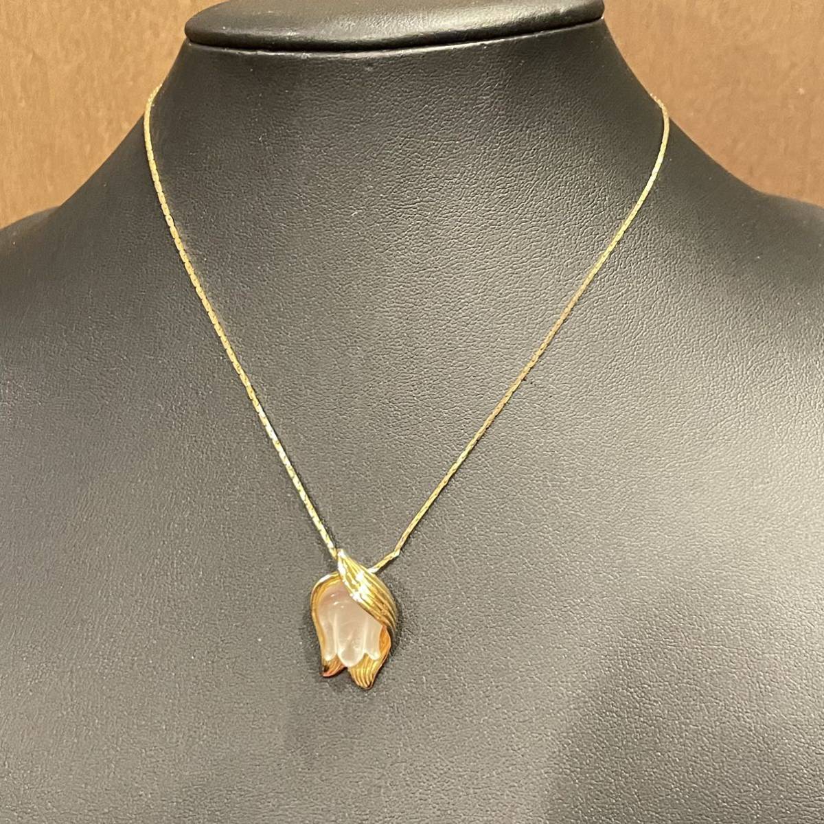 ラリック LALIQUE ネックレス ペンダント トップ スズラン LALIQUE 