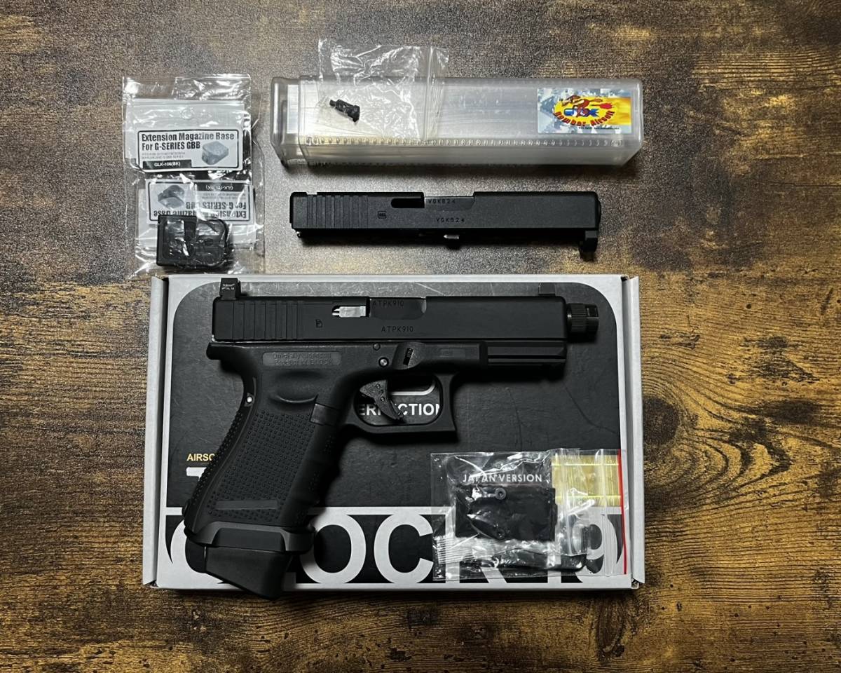美品 希少 UMAREX MK27 Mod2 G19 Glock グロック MOS SOCOM カスタム グロック19 Gen4 G17 G18 G21 G22 G26 G34 bomber airsoft VFC_10