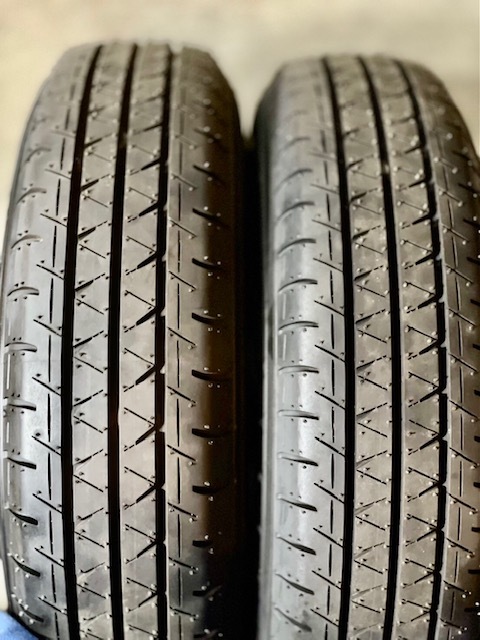 美品 バリ溝 DA17V エブリイ バン 純正スチールホイール タイヤセット 