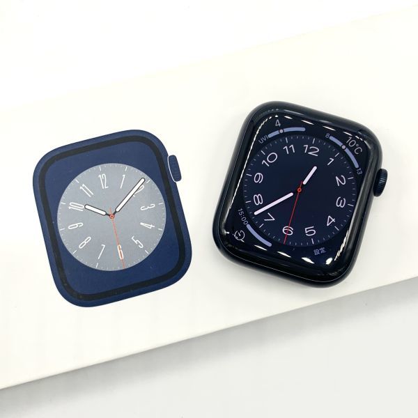 数量限定 Apple AppleWatch Series8 GPSモデル 45mm ミッドナイトアルミニウムケース ミッドナイトスポーツバンド MNP13J/A 箱あり S20975151908(スマートウォッチ本体)｜売買されたオークション情報、yahooの商品情 スマートウォッチ本体