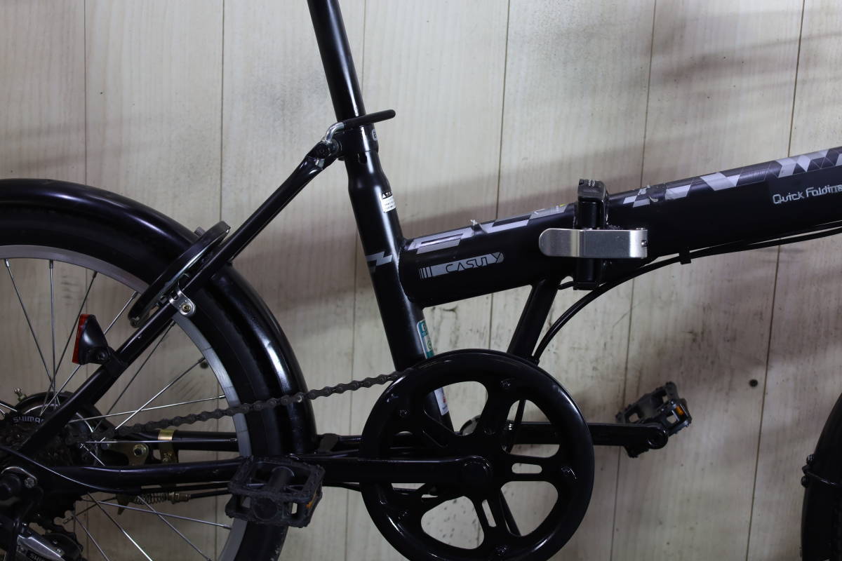 CASULYカジュリー 20インチ シマノ6速 折り畳み自転車