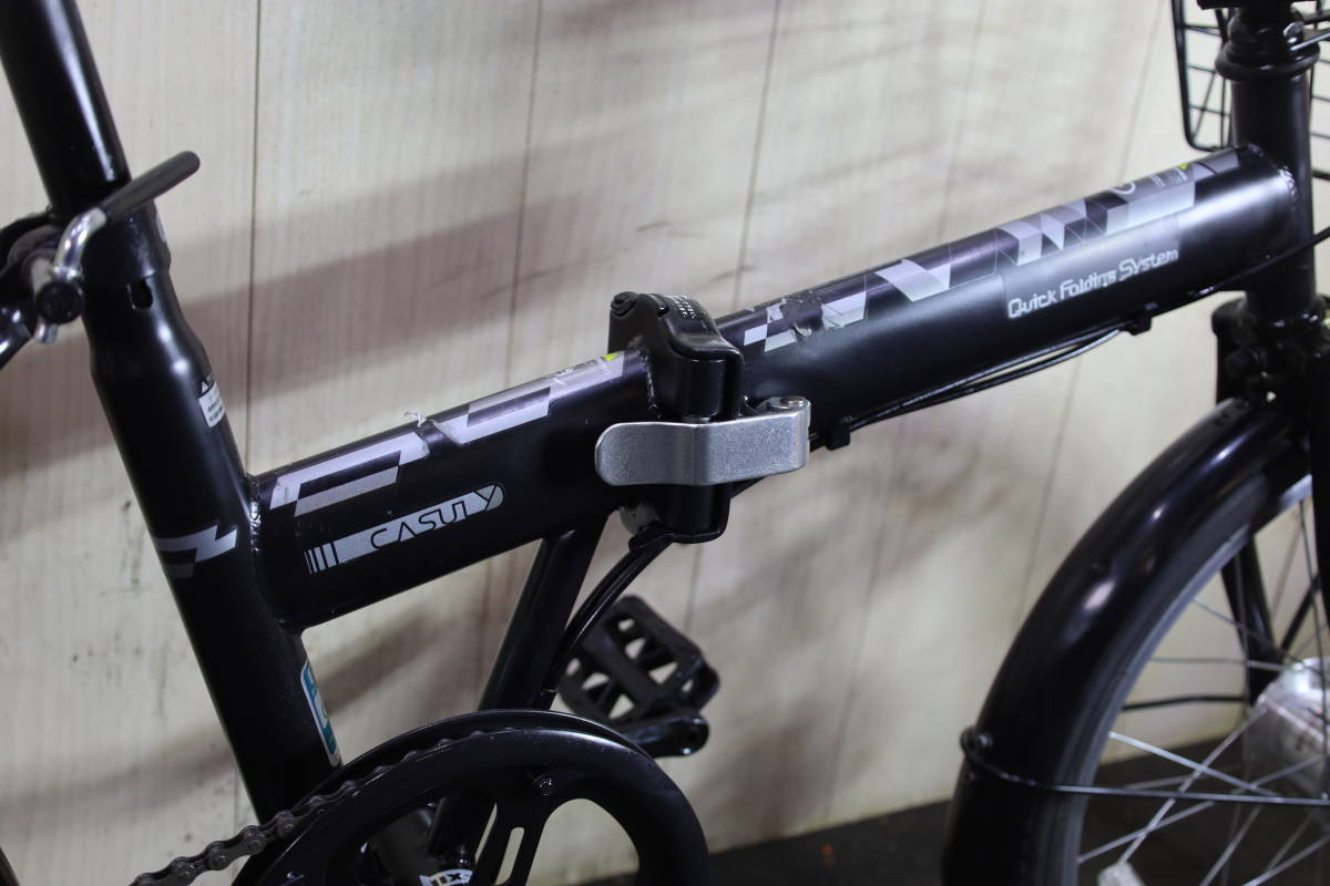 CASULYカジュリー 20インチ シマノ6速 折り畳み自転車