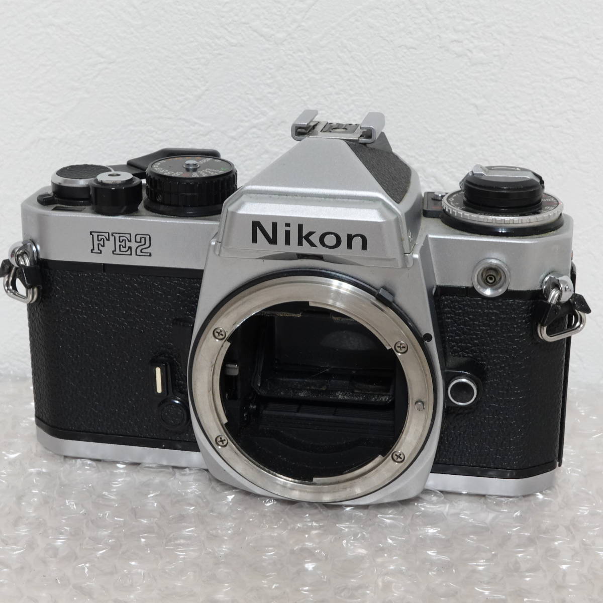 露出計動作 ニコン Nikon FE2 シルバー Nikon シルバー FE2 モルト □ 電池