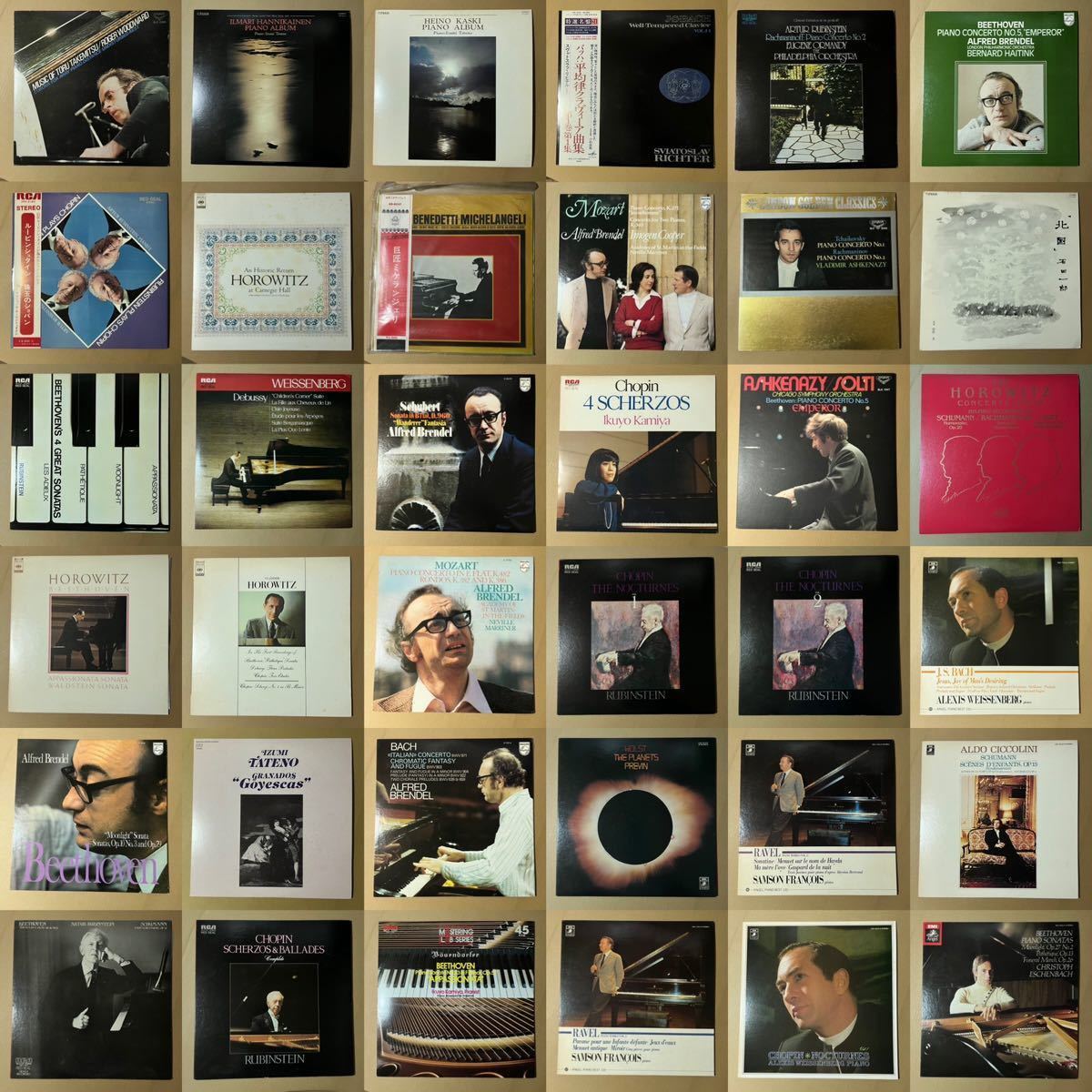 50枚 ピアノ作品 PIANO 当時物 LP レコード 大量 セット classic