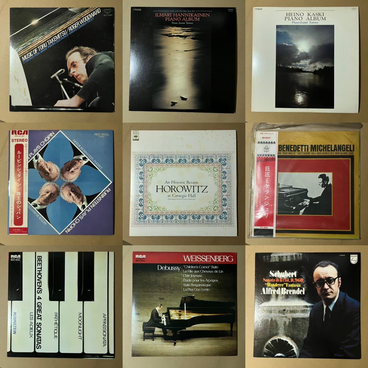 50枚 ピアノ作品 PIANO 当時物 LP レコード 大量 セット classic