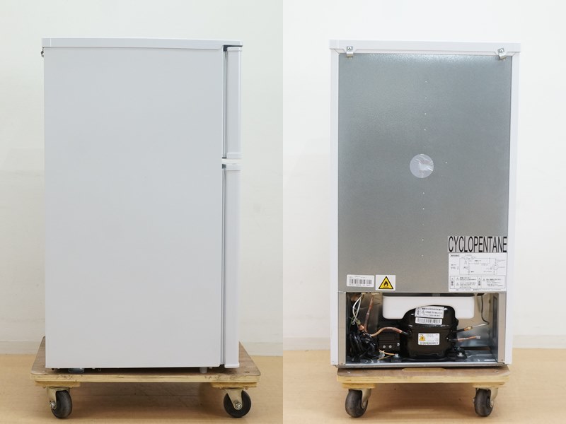 90L 冷蔵庫 2ドア 1人暮らし 2023年製 RCT90WH⁄E 東ハ:【Comfee