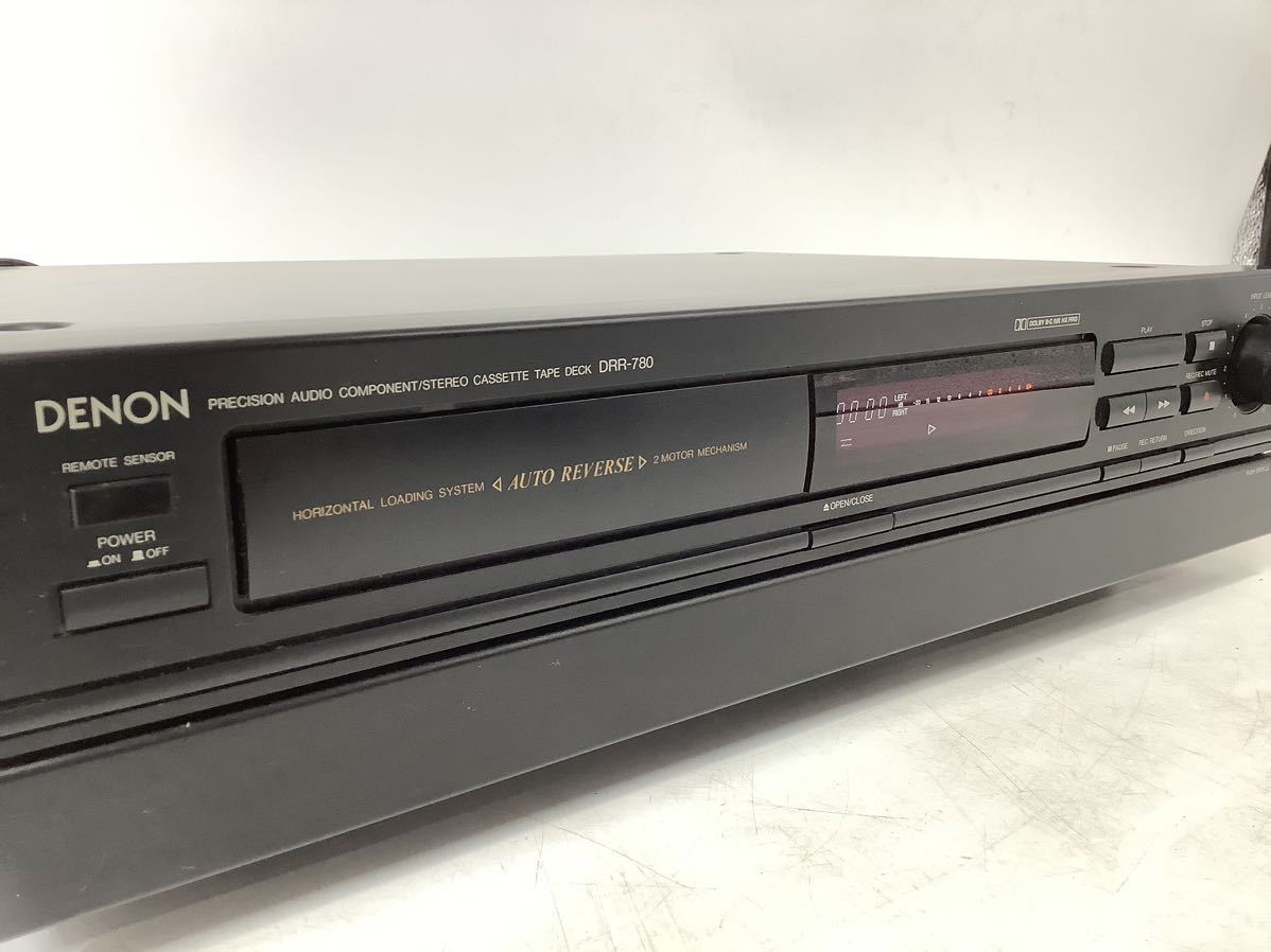 T3-124 DENON DRR-780 カセットデッキ ステレオ オーディオ機器 デノン