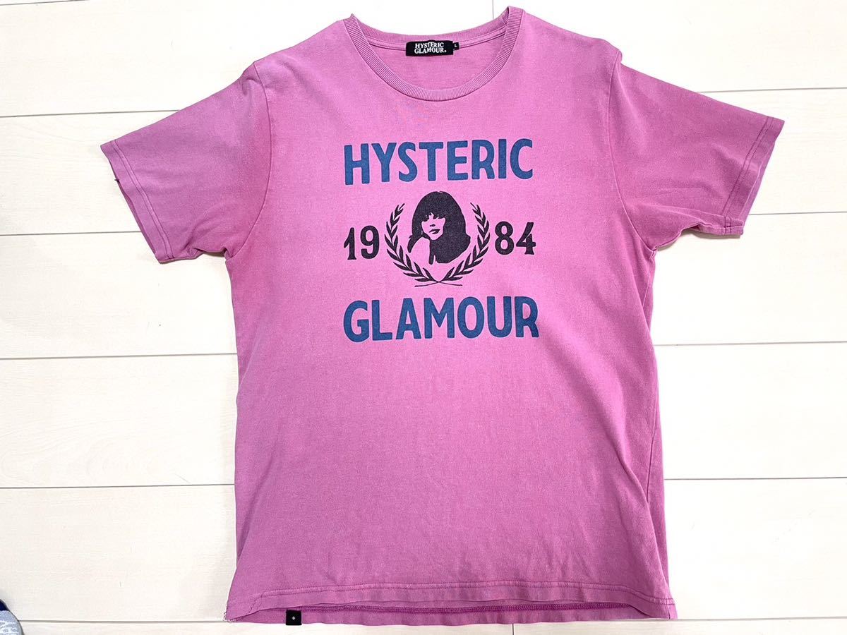 HYSTERIC GLAMOUR ヒステリックグラマー L ビッグロゴ 人気ガール T 