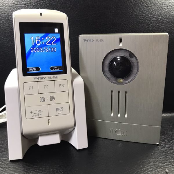 SSUM-7 【動作確認済】 アイホン WL-DA WLW-C WL-1ME ワイヤレス テレビドアホン ワイヤレスモニター 充電器 セット