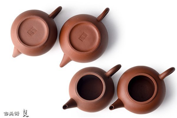 g3256▽良▽中国宜興窯紫砂茶壷急須二個 検 茶道具煎茶道具中国古玩