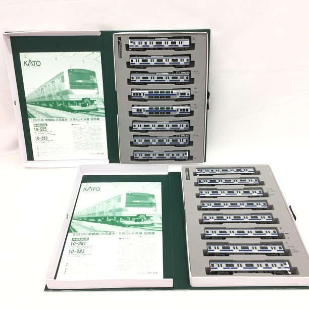 【BCBB2055】KATO 10-281/10-525 E531系常磐線8両基本セット/ダブルデッガーグリーン車入編成 おまとめ 鉄道模型