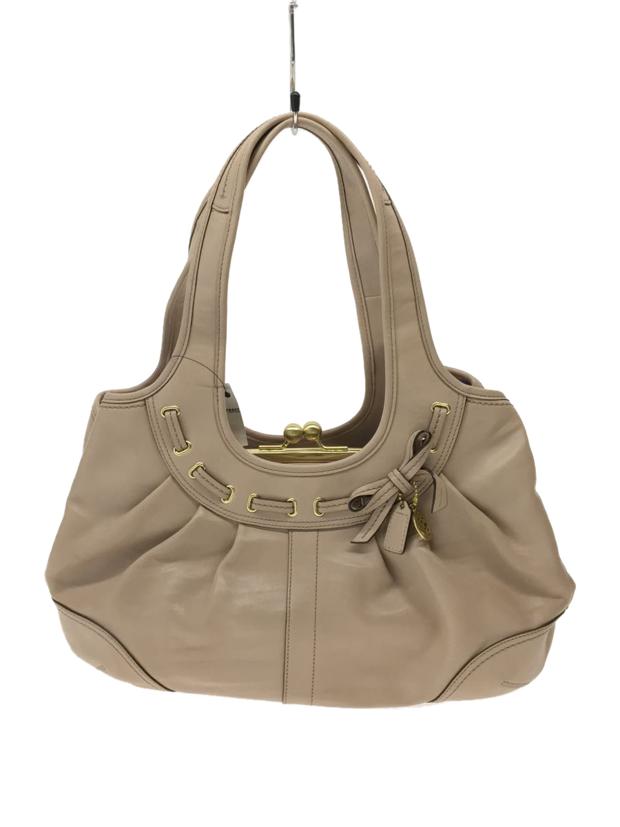 COACH◆エルゴレザー・レースド・フレームサッチェル_ピンク/12725/コーチ