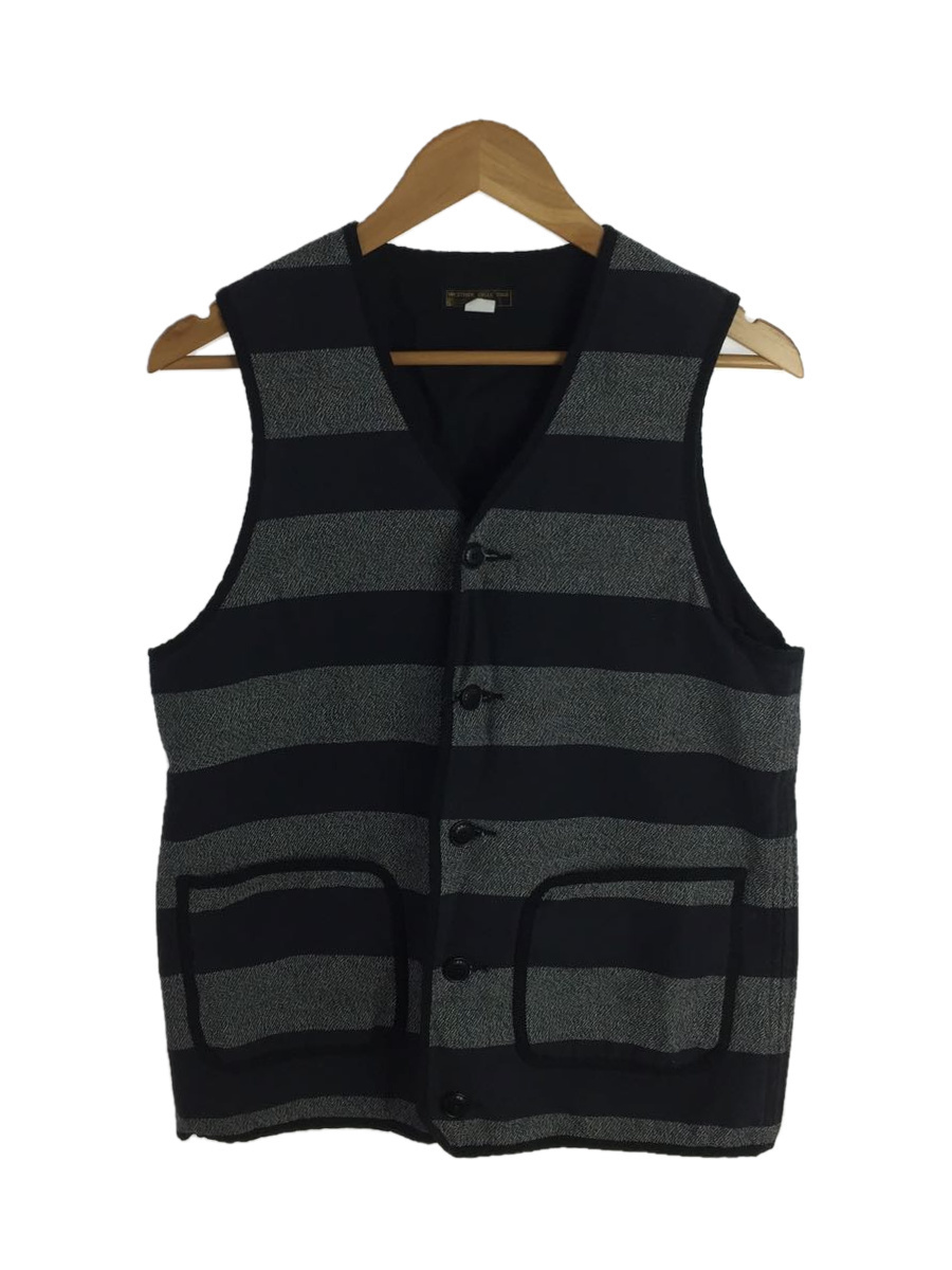 WEST RIDE◆ベスト/38/-/BLK/ボーダー