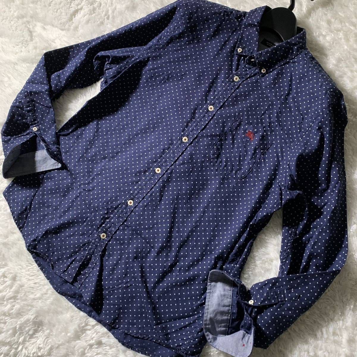 美品 BURBERRY LONDON L 長袖ポロシャツ ノバチェック ブラック 6☆美品 希少・LLサイズ BURBERRY BLACK LABEL 長袖 ポロシャツ ドット