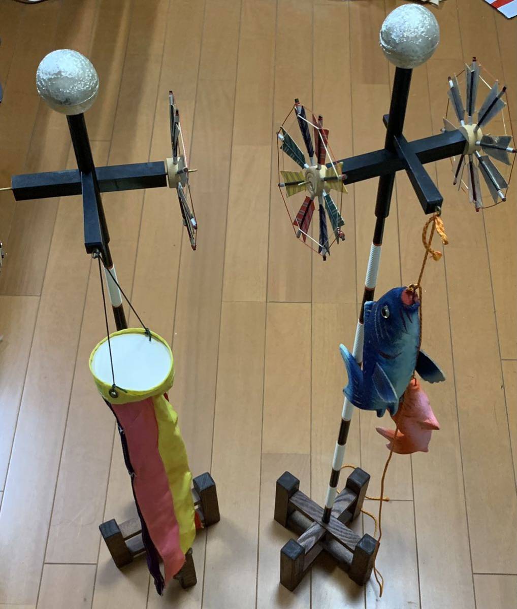 美品・送料安】五月人形 特選 御両立のぼり 鯉源作 松印 両立幟25号