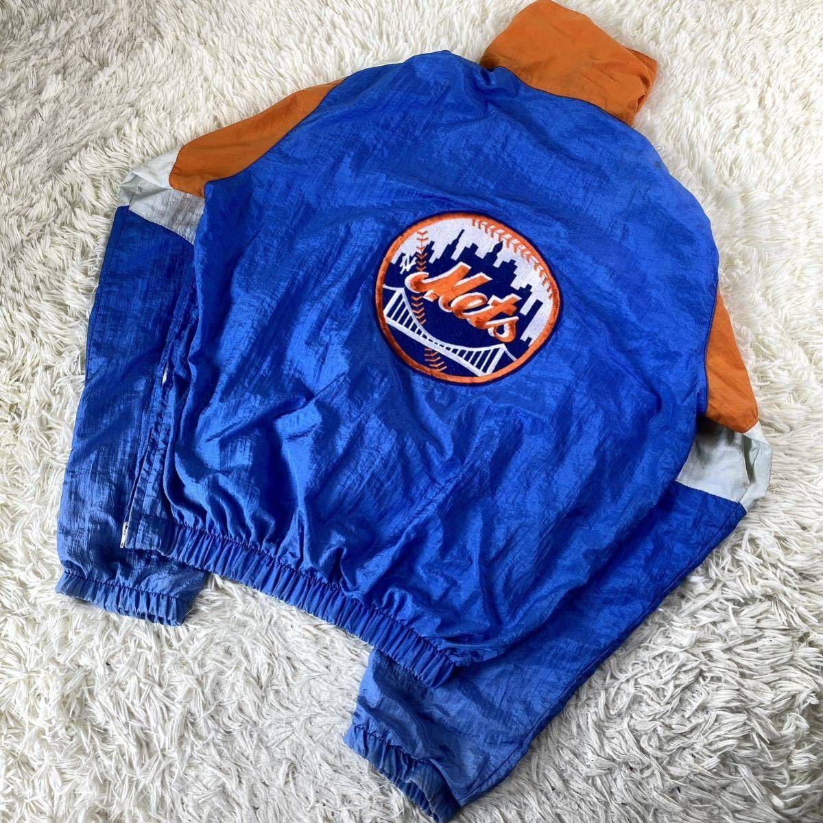 MLB メジャーリーグ 90s ニューヨーク・メッツ ナイロンジャケット 