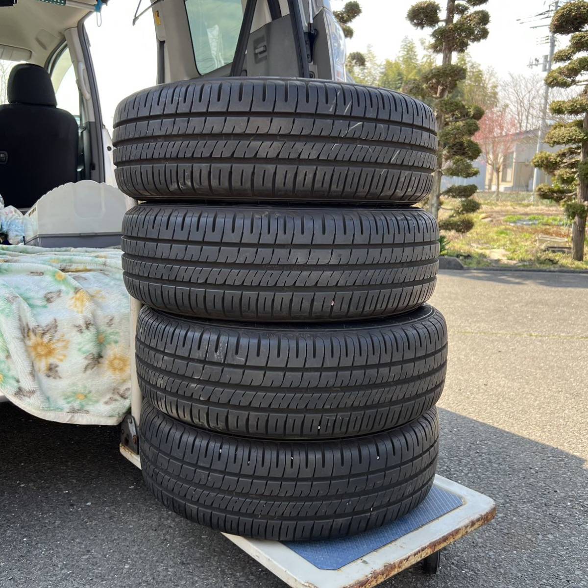 195/60R16・セレナC25 RAYS製オーテックアルミホイール・夏タイヤ4本