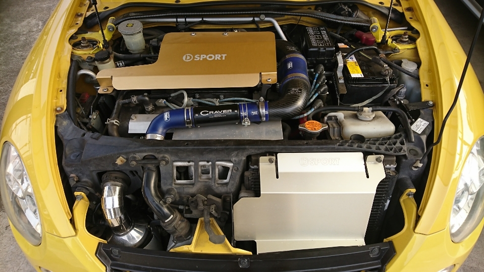 コペン L880K Dスポーツ ラジエタークーリングパネル