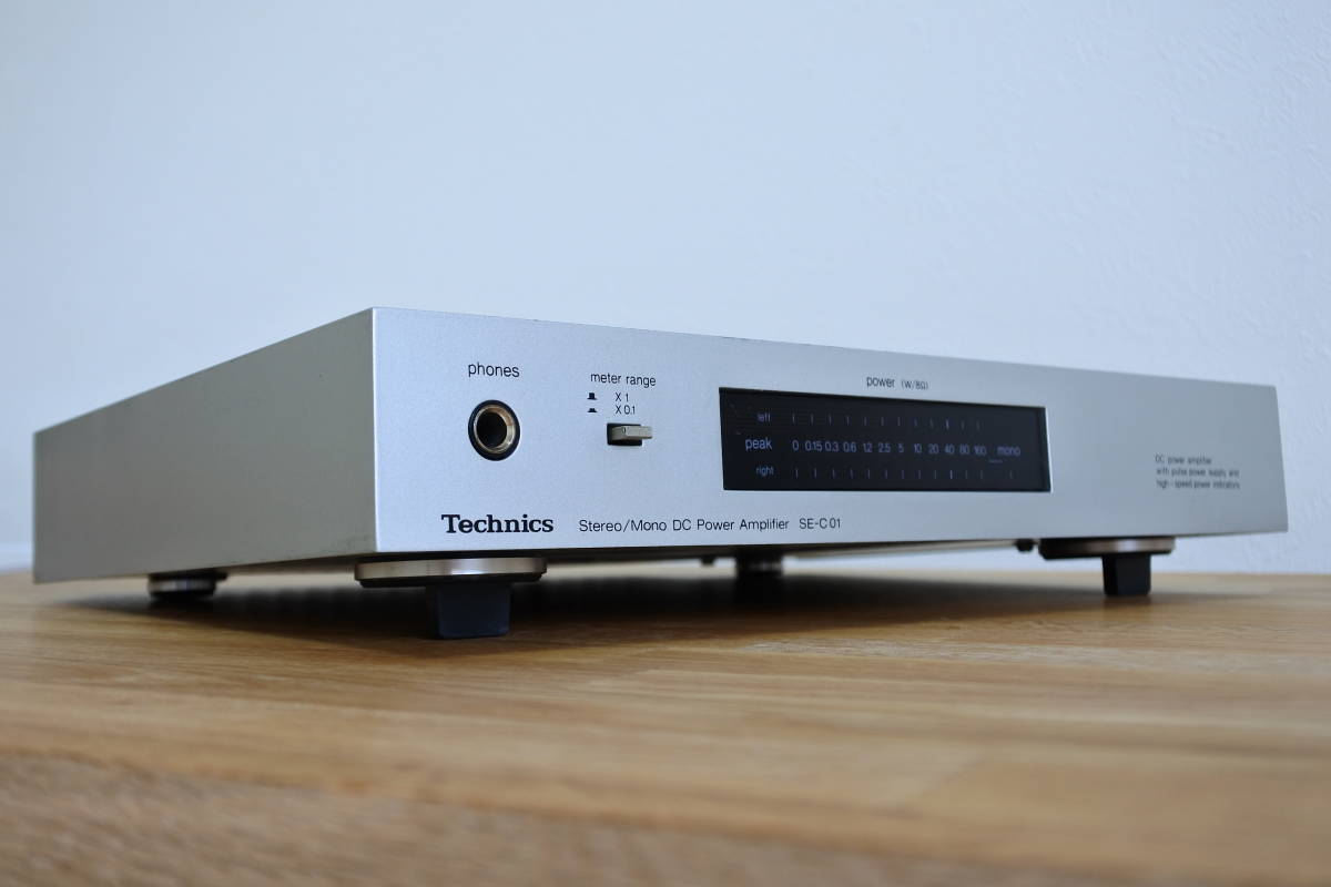 SE-C01 パワーアンプ □Technics オーバーホール製品 正常動作品 正常