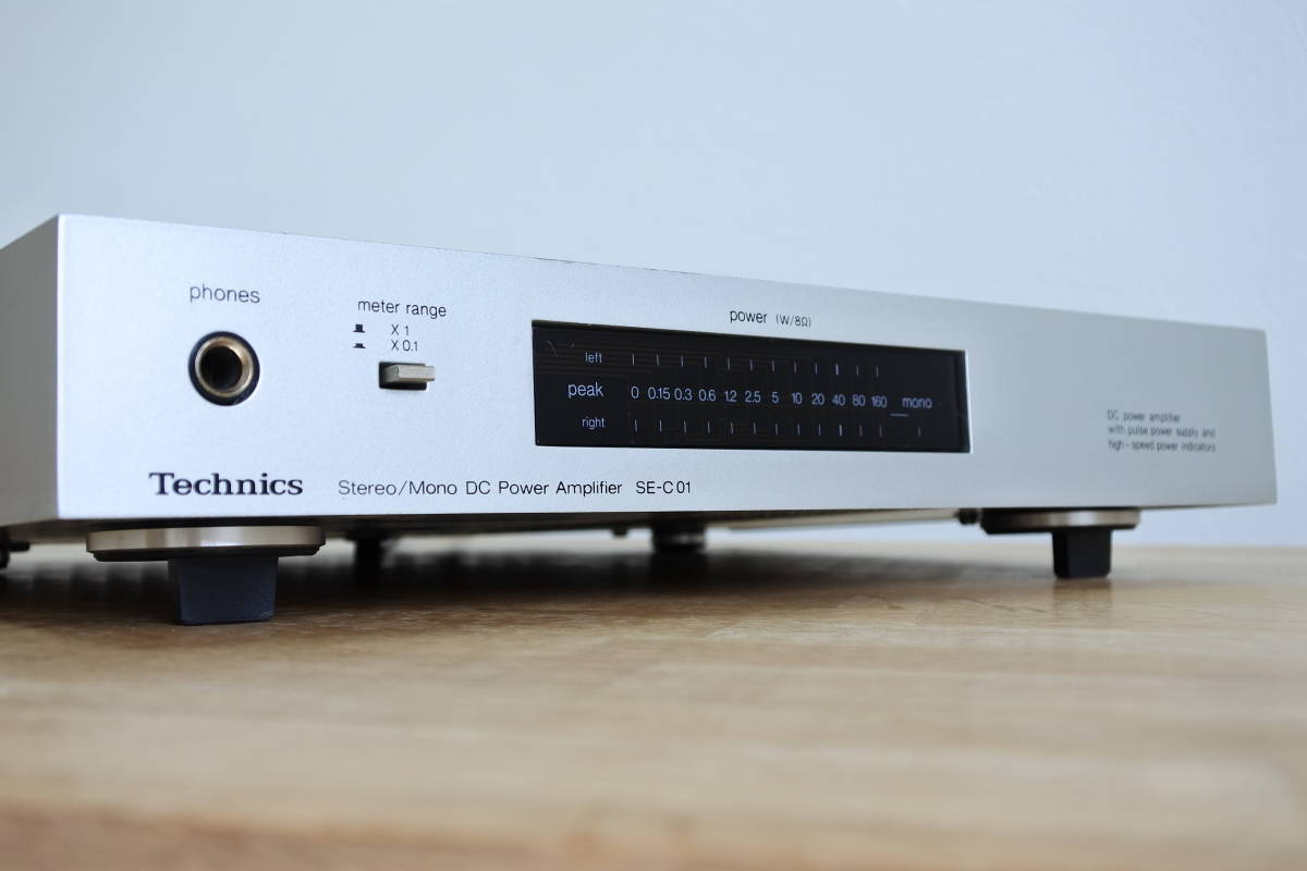 SE-C01 パワーアンプ □Technics オーバーホール製品 正常動作品 正常
