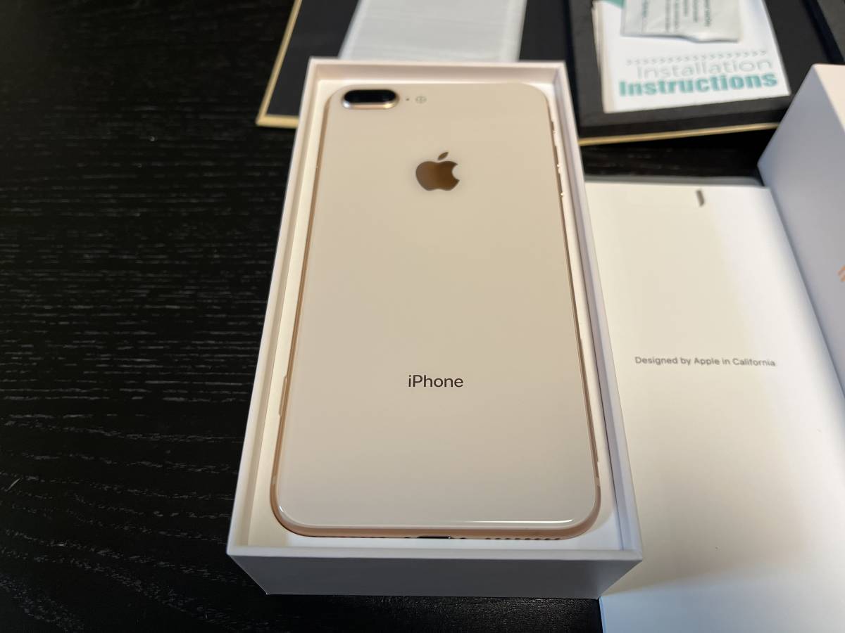 0 iPhone Plus (64GB 64G Simフリー iPhone 8Plus ゴールド 64GB SIM