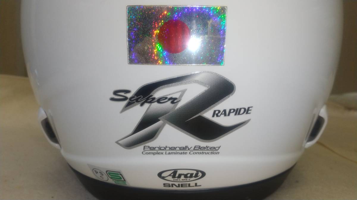 美品】Arai ラパイド スーパー R フルフェイス Mサイズ 57-58cm Arai