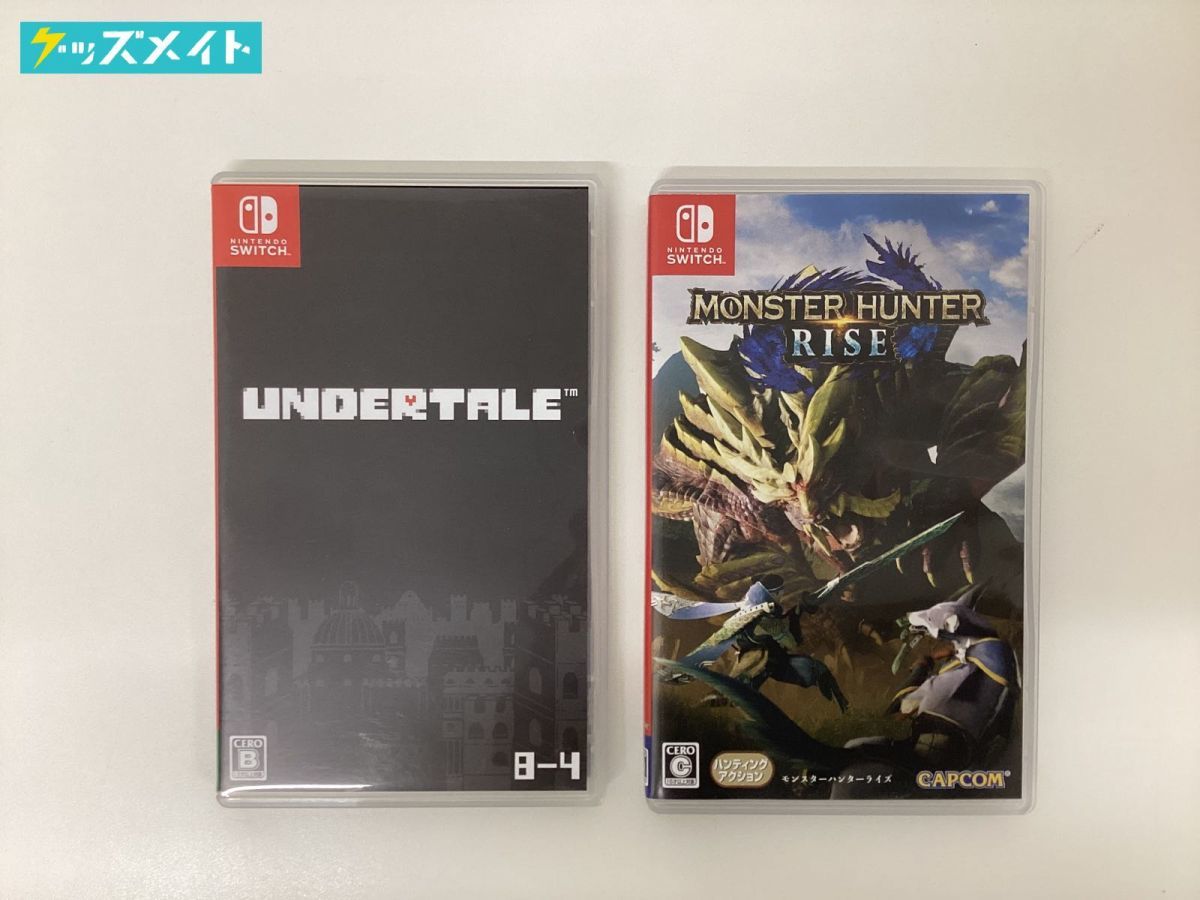 【現状】Nintendo Switch ソフト Undertale モンスターハンターライズ まとめ売り