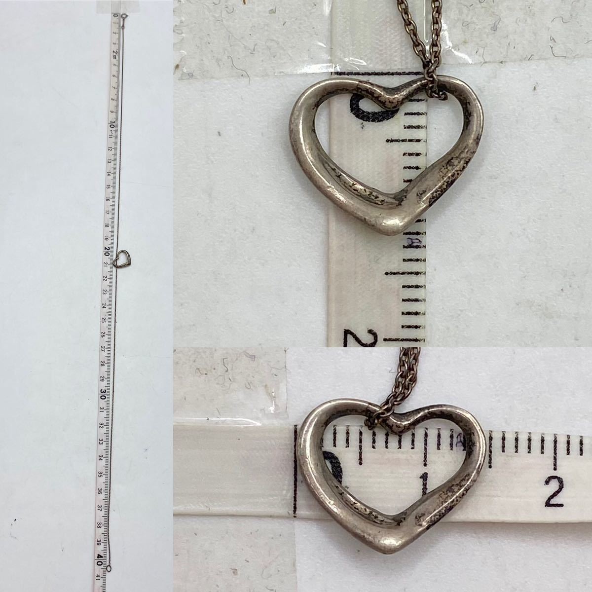TIFFANY&Co. ティファニー ネックレス オープンハート シルバー 925