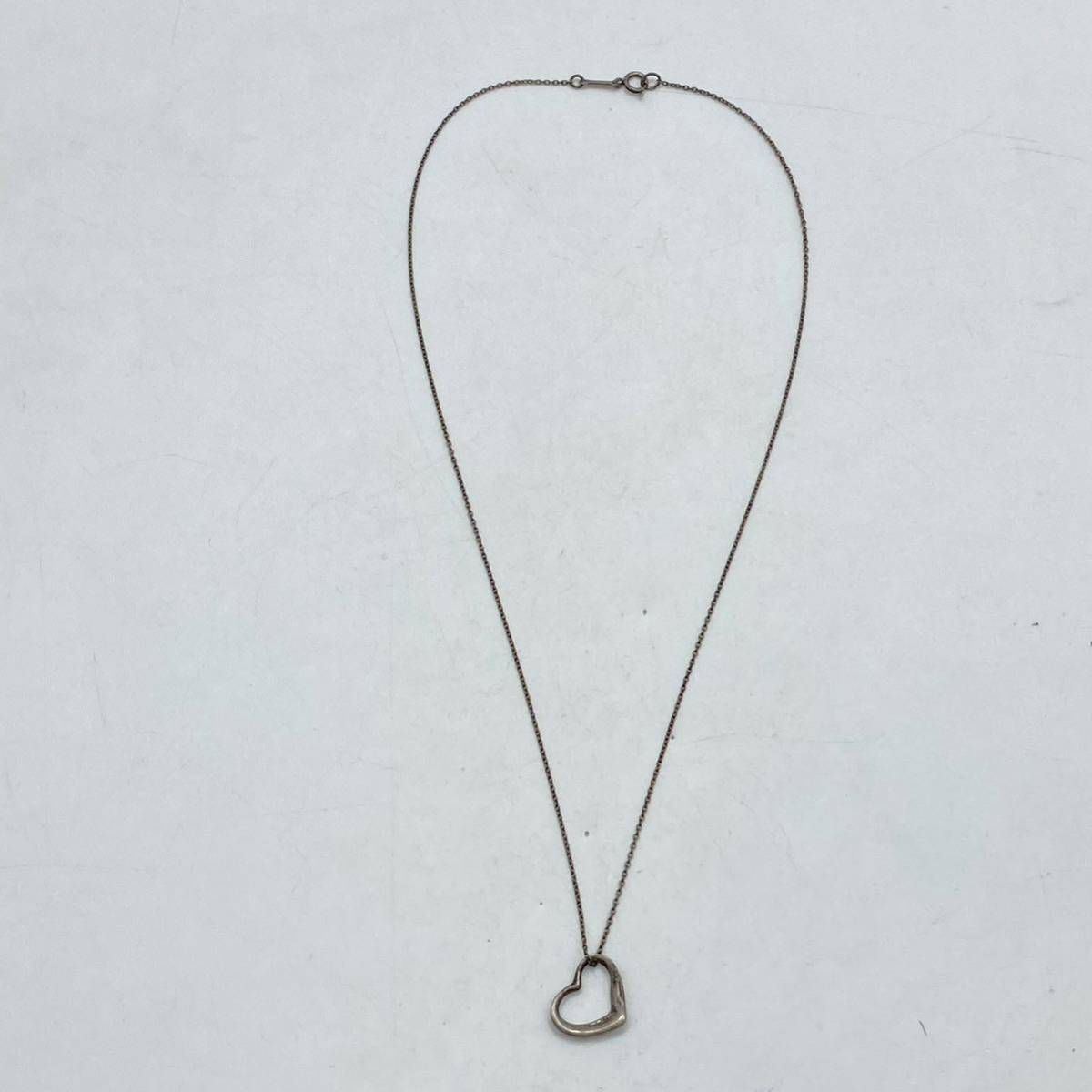 TIFFANY&Co. ティファニー ネックレス オープンハート シルバー 925