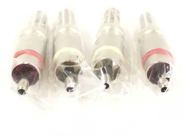 SME ニッケル フォノ プラグ 4ペア 音響 美品 T7344323