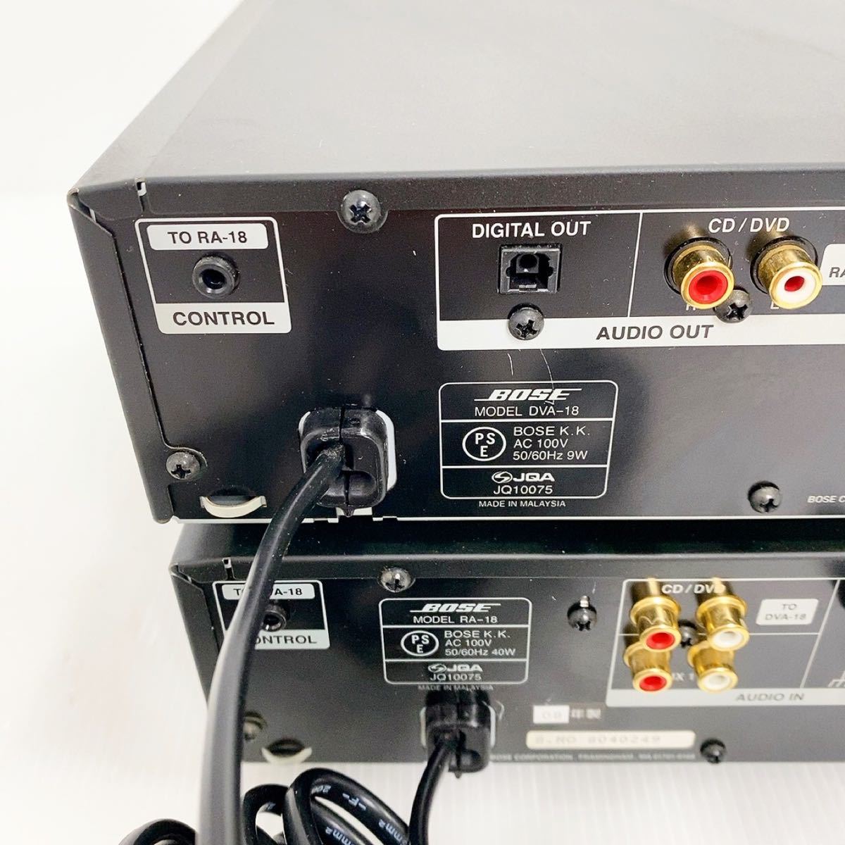 BOSE ボーズ RA-18/DVA-18 レシーバー DVDプレーヤー AMS-1 Ⅳ ,BOSE