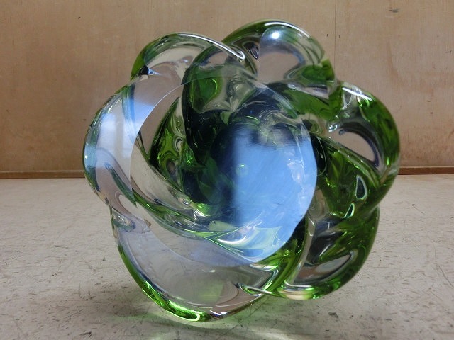 Aる7S 置物 タツノオトシゴ マルティグラス Multi Glass 高さ約44cm