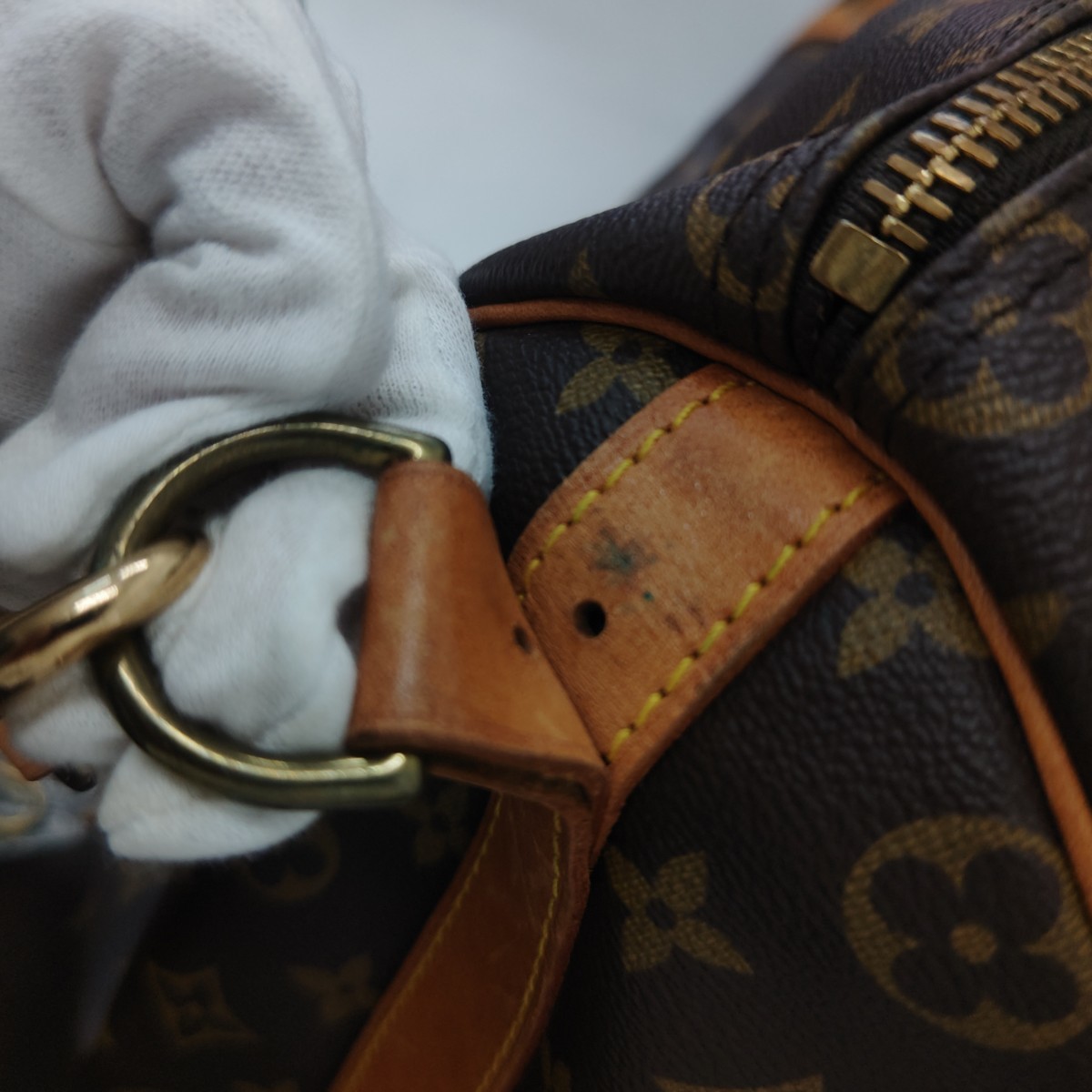 E3-109】LOUIS VUITTON ルイヴィトン ボストンバッグ キーポルバンド