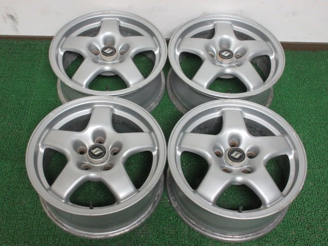 A748【送料無料】日産 スカイライン R32 純正 アルミ ホイール 16インチ 4本セット 1台分 16×6.5J 5穴 114.3 +40 ハブ径 66mm 激安 大特価