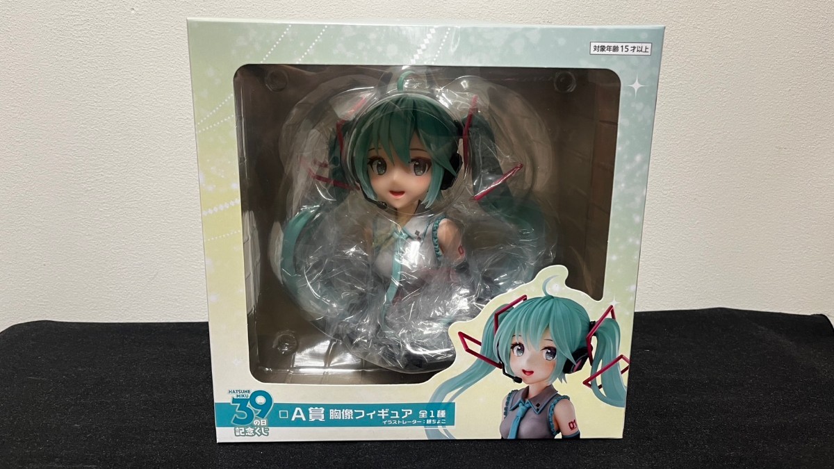 □【未開封】39の日記念くじ 初音ミク A賞 胸像フィギュア //タイトー