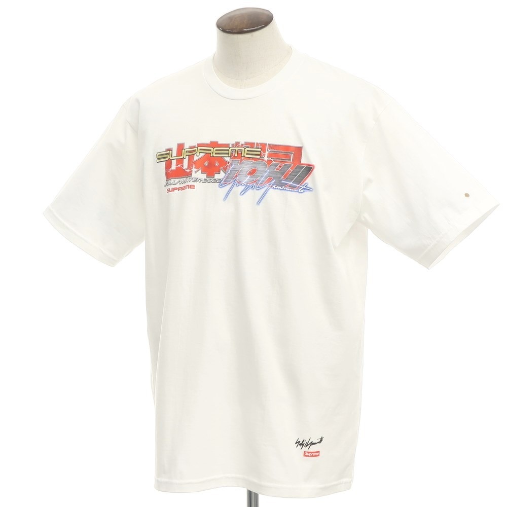 【中古】シュプリーム Supreme 2022年秋冬 Yohji Yamamoto TEKKEN Tee コットン 半袖 Ｔシャツ ホワイト【サイズXL】[BPD]