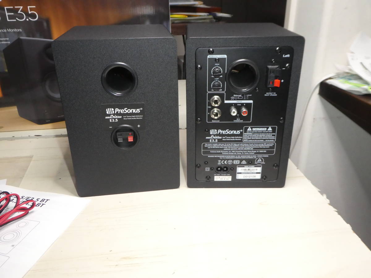 PreSonus/プレソナス Eris E3.5 アクティブスタジオモニター モニター 
