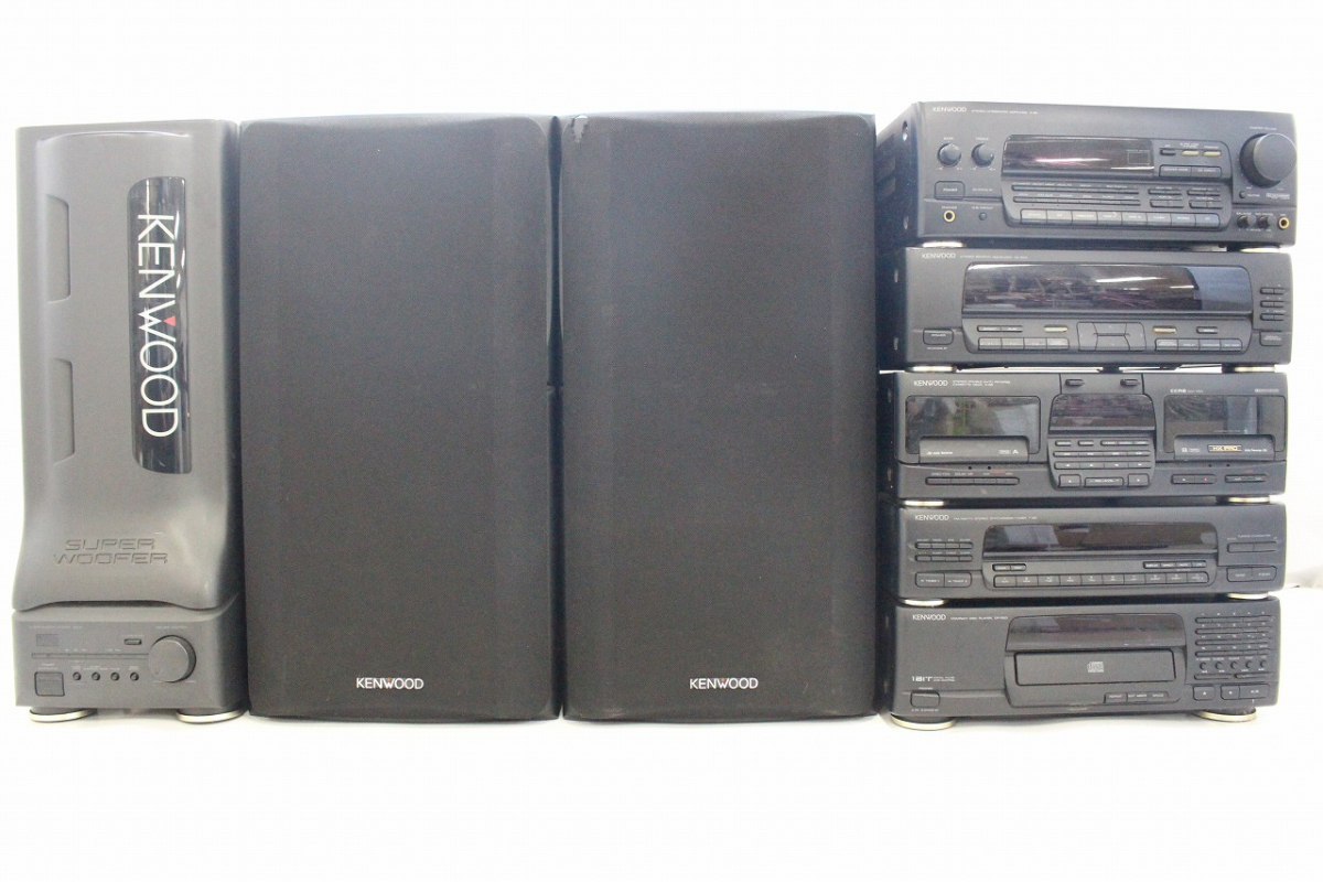 ◎【行董】 KENWOOD ケンウッド システムコンポ A-85 GE-850 X-85 T-85 DP-950 S-9M SW-9 スピーカー アンプ ※3個口 AC888ABQ20