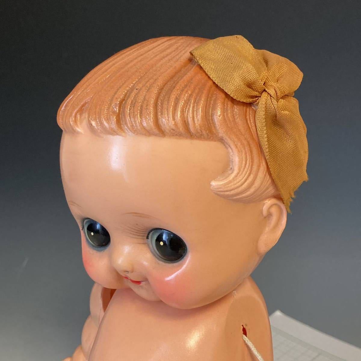 デコちゃん人形 セルロイド 人形 昭和レトロ レア キューピー 当時物