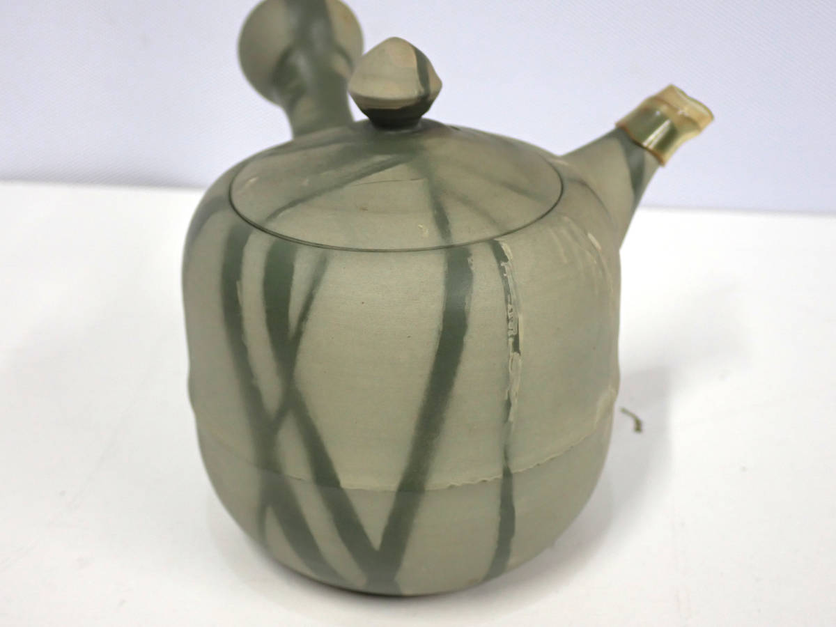 常滑焼 煎茶道具 茶注 吉川秀樹 忠古堂常滑名工 朱泥急須 壷